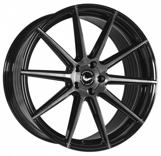 Barracuda Project 2.0 higloss-black brushed surface 10.5x21 ET35 - LK5/112 ML73.1