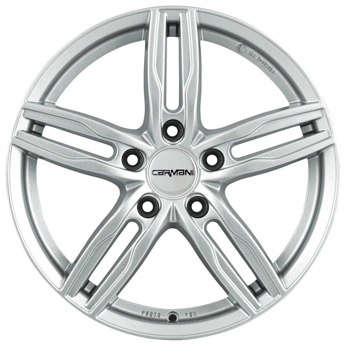 Carmani 14 Paul kristallsilber 7.5x17 ET55 - LK5/108 ML63.4
