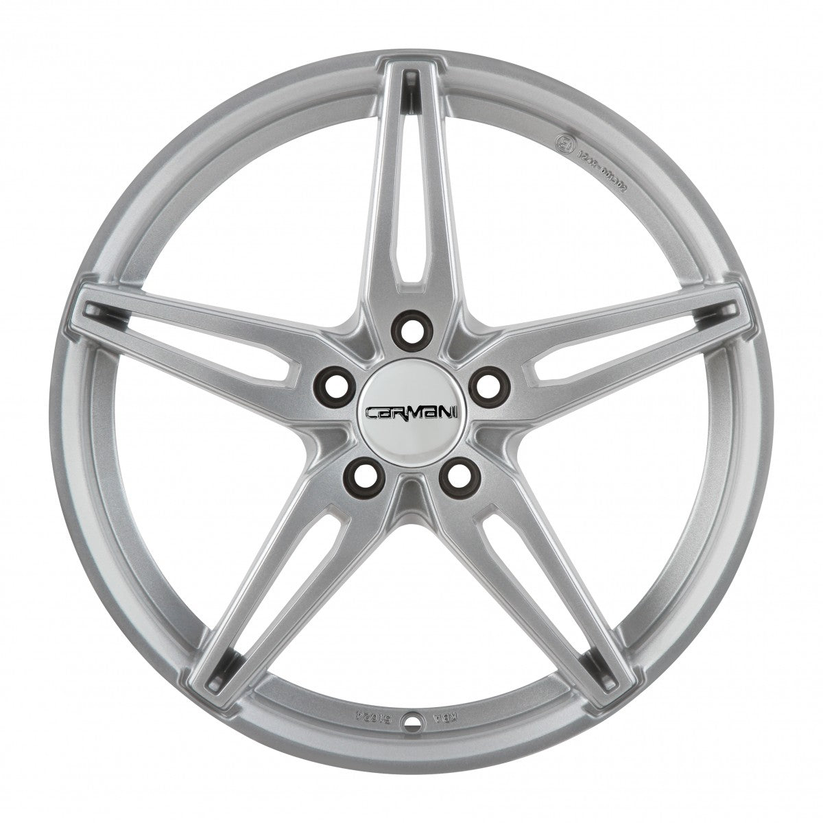 Carmani 15 Oskar kristall silber 8.5x18 ET43 - LK5/112 ML66.6