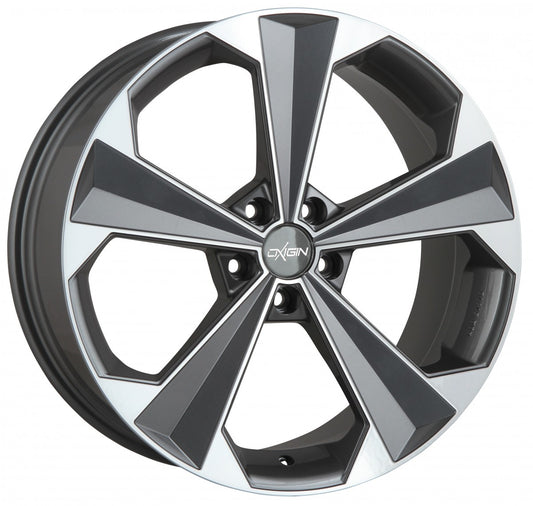 Oxigin 22 OXRS titan polish 8.5x19 ET43 - LK5/112 ML66.6