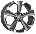 Oxigin 22 OXRS titan polish Alufelge 8.5x19 Zoll ET35 LK 5x114.3 ML72.6