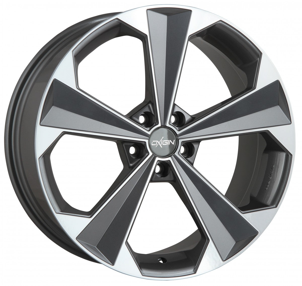 Oxigin 22 OXRS titan polish 8.5x19 ET43 - LK5/114.3 ML72.6