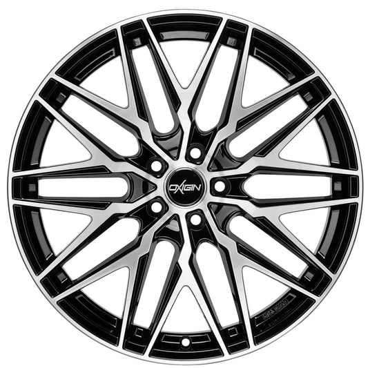 Oxigin 25 Oxcross black full polish 8.5x19 ET45 - LK5/108 ML72.6