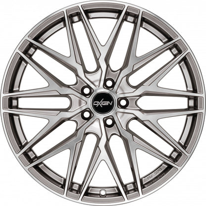 Oxigin 25 Oxcross hyper silver polish Alufelge 9x20 Zoll ET28 LK 5x112 ML66.6 – Bild 2