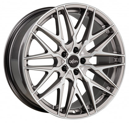 Oxigin 25 Oxcross hyper silver polish 10.5x20 ET30 - LK5/112 ML66.6
