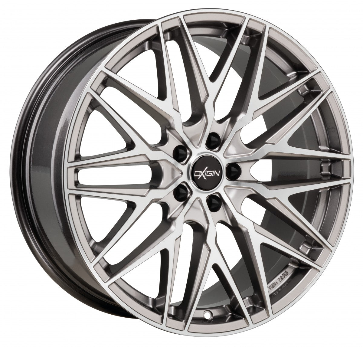 Oxigin 25 Oxcross hyper silver polish 10.5x20 ET50 - LK5/114.3 ML72.6