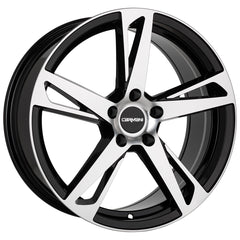 Carmani 16 Anton black polish Alufelge 7.5x17 Zoll ET38 LK 5x112 ML66.6