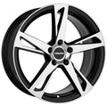 Carmani 16 Anton black polish Alufelge 8x18 Zoll ET39 LK 5x112 ML66.6