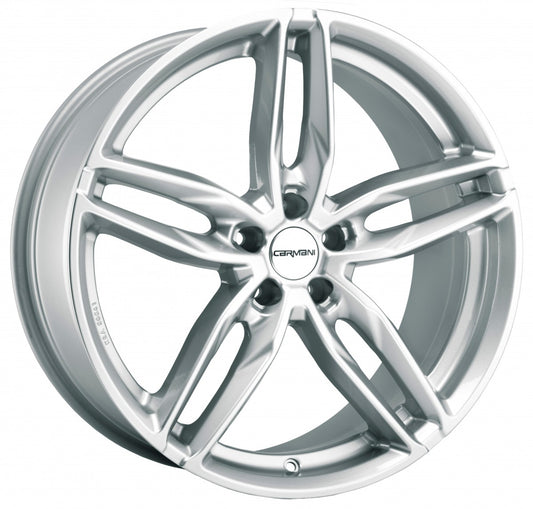 Carmani 13 Twinmax white silver 8x18 ET45 - LK5/108 ML63.4