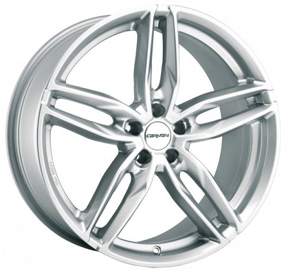 Carmani 13 Twinmax white silver 8x18 ET35 - LK5/112 ML66.6