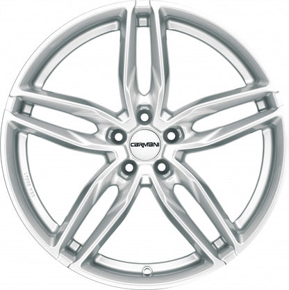 Carmani 13 Twinmax white silver 8x18 ET47 - LK5/112 ML66.6