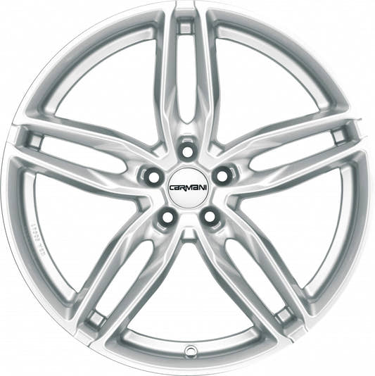 Carmani 13 Twinmax white silver Alufelge 9x20 Zoll ET35 LK 5x112 ML66.6
