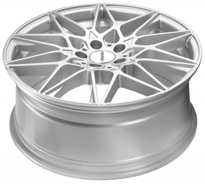 Carmani 18 Knut white silver 8x19 ET45 - LK5/112 ML66.7