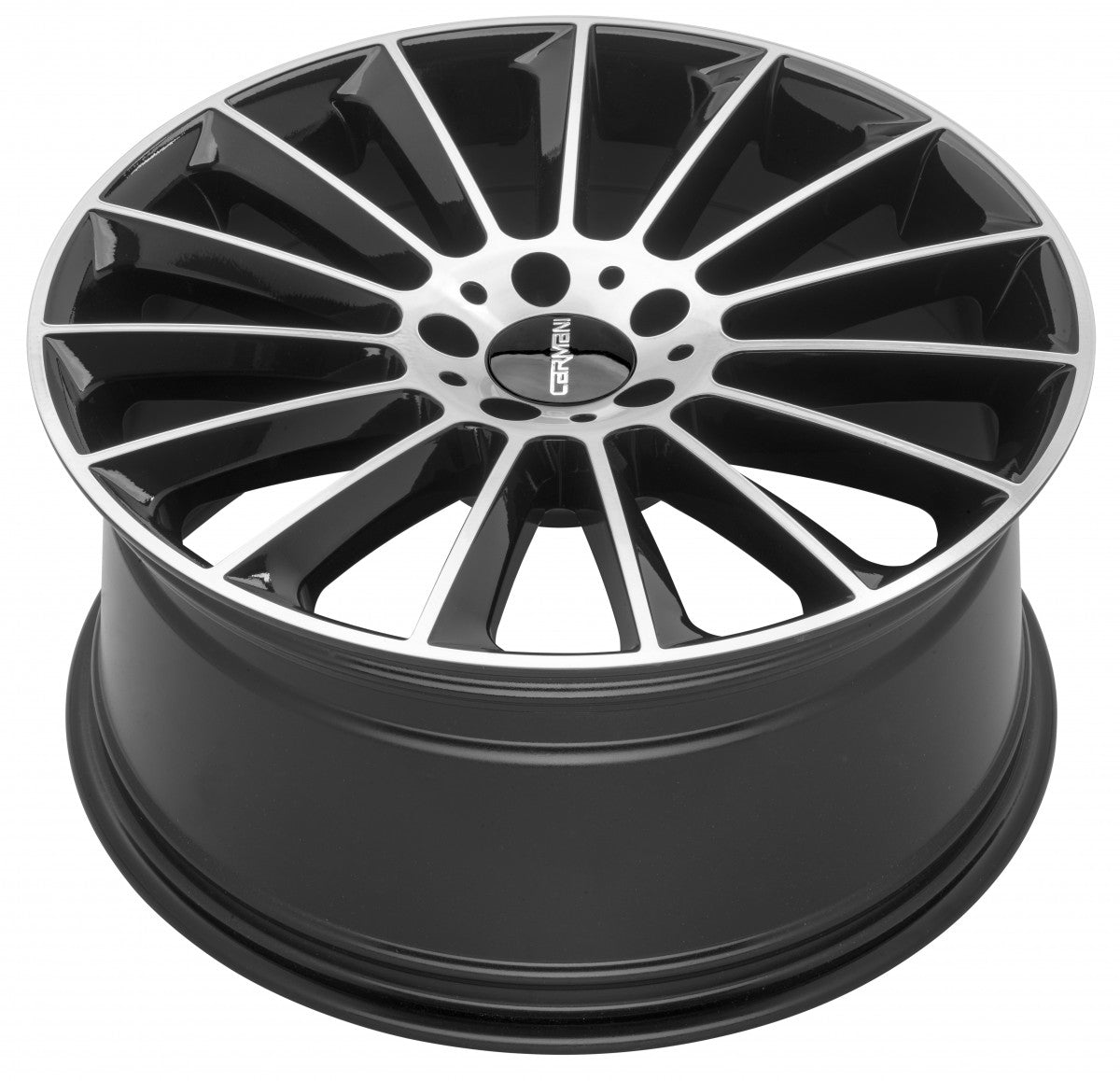 Carmani 17 Fritz black polish 10x22 ET50 - LK5/112 ML66.6