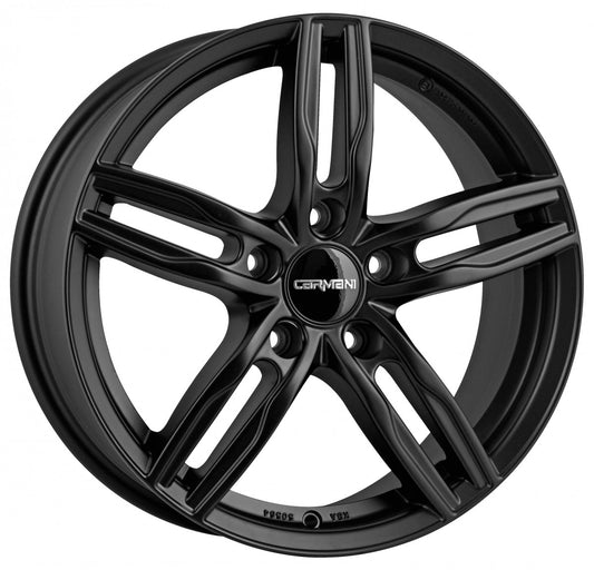 Carmani 14 Paul black matt 7.5x17 ET38 - LK5/112 ML66.6