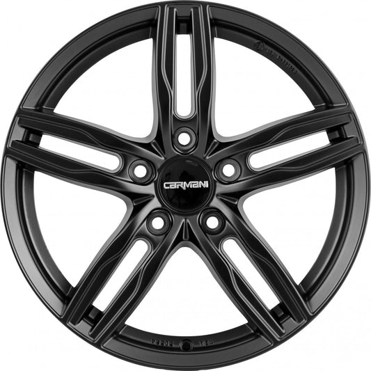 Carmani 14 Paul black matt 7.5x17 ET38 - LK5/112 ML66.6