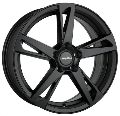 Carmani 16 Anton black matt 8x18 ET45 - LK5/108 ML63.4
