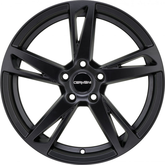 Carmani 16 Anton black matt 8x18 ET43 - LK5/112 ML66.6