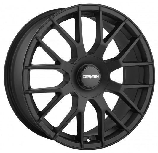 Carmani 19 Hugo black matt 9x19 ET25 - LK5/112 ML66.7