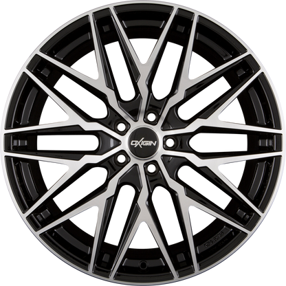 Oxigin 25 Oxcross black full polish Alufelge 7.5x17 Zoll ET55 LK 5x114.3 ML72.6 – Bild 4
