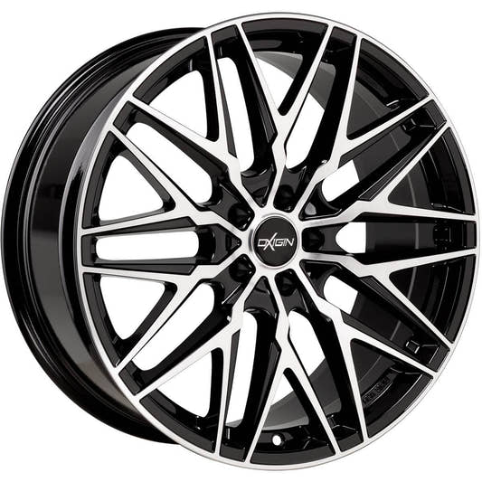 Oxigin 25 Oxcross black full polish 7.5x17 ET55 - LK5/114.3 ML72.6