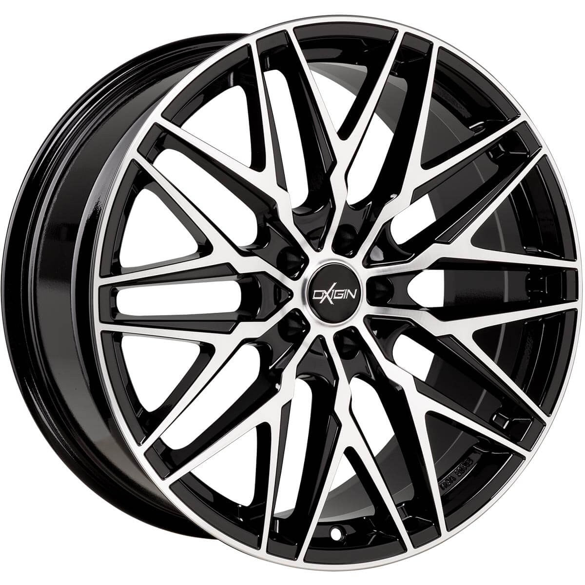 Oxigin 25 Oxcross black full polish 7.5x17 ET55 - LK5/114.3 ML72.6