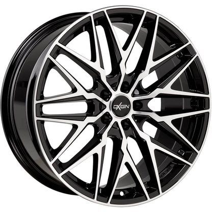 Oxigin 25 Oxcross black full polish 7.5x17 ET55 - LK5/114.3 ML72.6