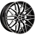 Oxigin 25 Oxcross black full polish 7.5x17 ET45 - LK5/114.3 ML72.6