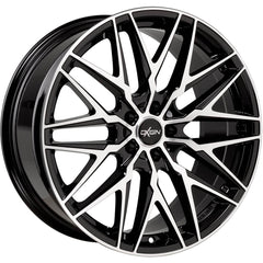 Oxigin 25 Oxcross black full polish Alufelge 7.5x17 Zoll ET45 LK 5x114.3 ML72.6