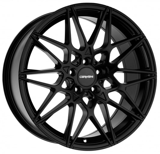 Carmani 18 Knut black matt 8x18 ET35 - LK5/120 ML72.6