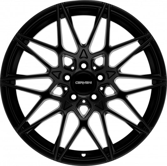 Carmani 18 Knut black matt 8x18 ET35 - LK5/120 ML72.6