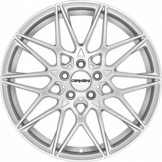 Carmani 18 Knut white silver 8x18 ET35 - LK5/120 ML72.6