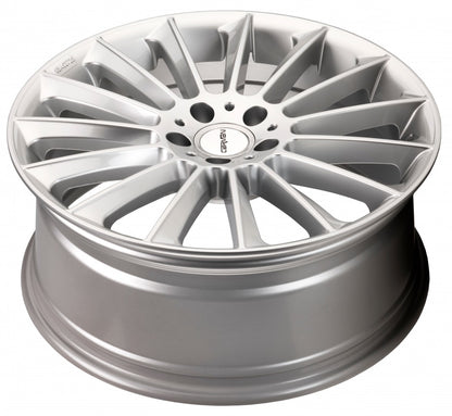 Carmani 17 Fritz white silver 9x18 ET35 - LK5/112 ML66.6