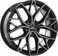 Oxigin 26 Oxid black full polish Alufelge 8.5x19 Zoll ET30 LK 5x114.3 ML72.6