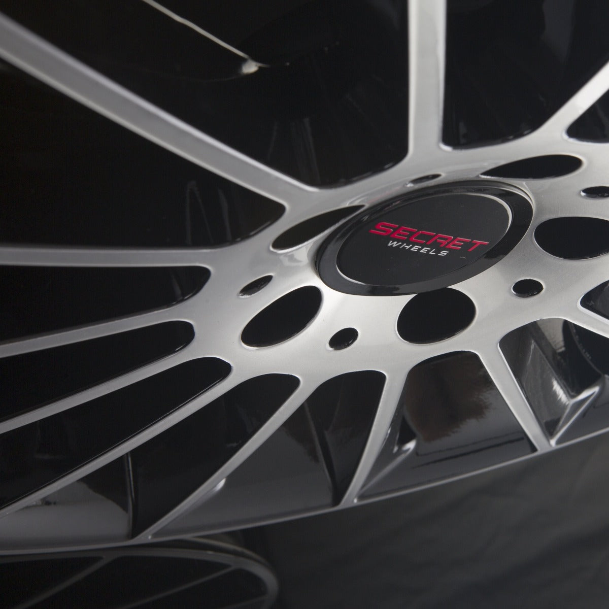 Secret Wheels SW1 Black Polished Alufelge 8x19 Zoll ET37 LK 5x112 ML66.6 – Bild 3