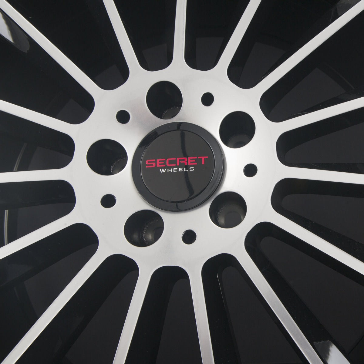 Secret Wheels SW1 Black Polished Alufelge 8x19 Zoll ET37 LK 5x112 ML66.6 – Bild 5