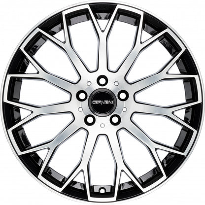 Carmani 22 Franz black polish 8x19 ET43 - LK5/112 ML66.6