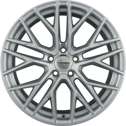Carmani 20 Ludwig white silver Alufelge 6.5x16 Zoll ET45 LK 5x108 ML72.6 – Bild 4