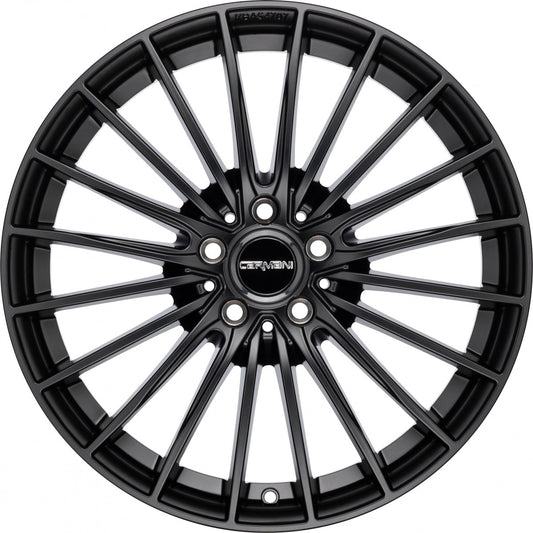 Carmani 24 Karl black matt 8x18 ET43 - LK5/112 ML66.6