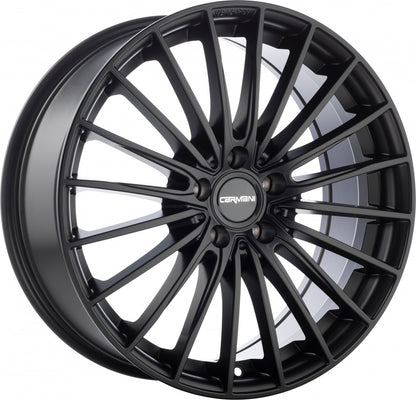Carmani 24 Karl black matt 8x18 ET45 - LK5/112 ML66.6
