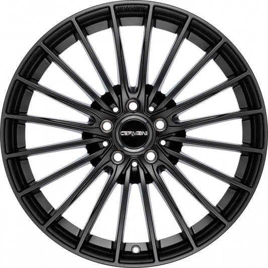 Carmani 24 Karl black matt Alufelge 8x18 Zoll ET45 LK 5x112 ML66.6