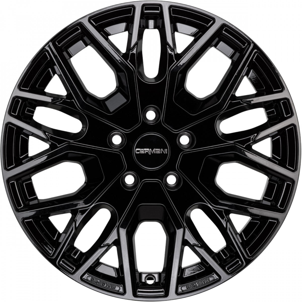 Carmani 20 Ludwig HL black Alufelge 7.5x18 Zoll ET40 LK 5x112 ML66.6 – Bild 2