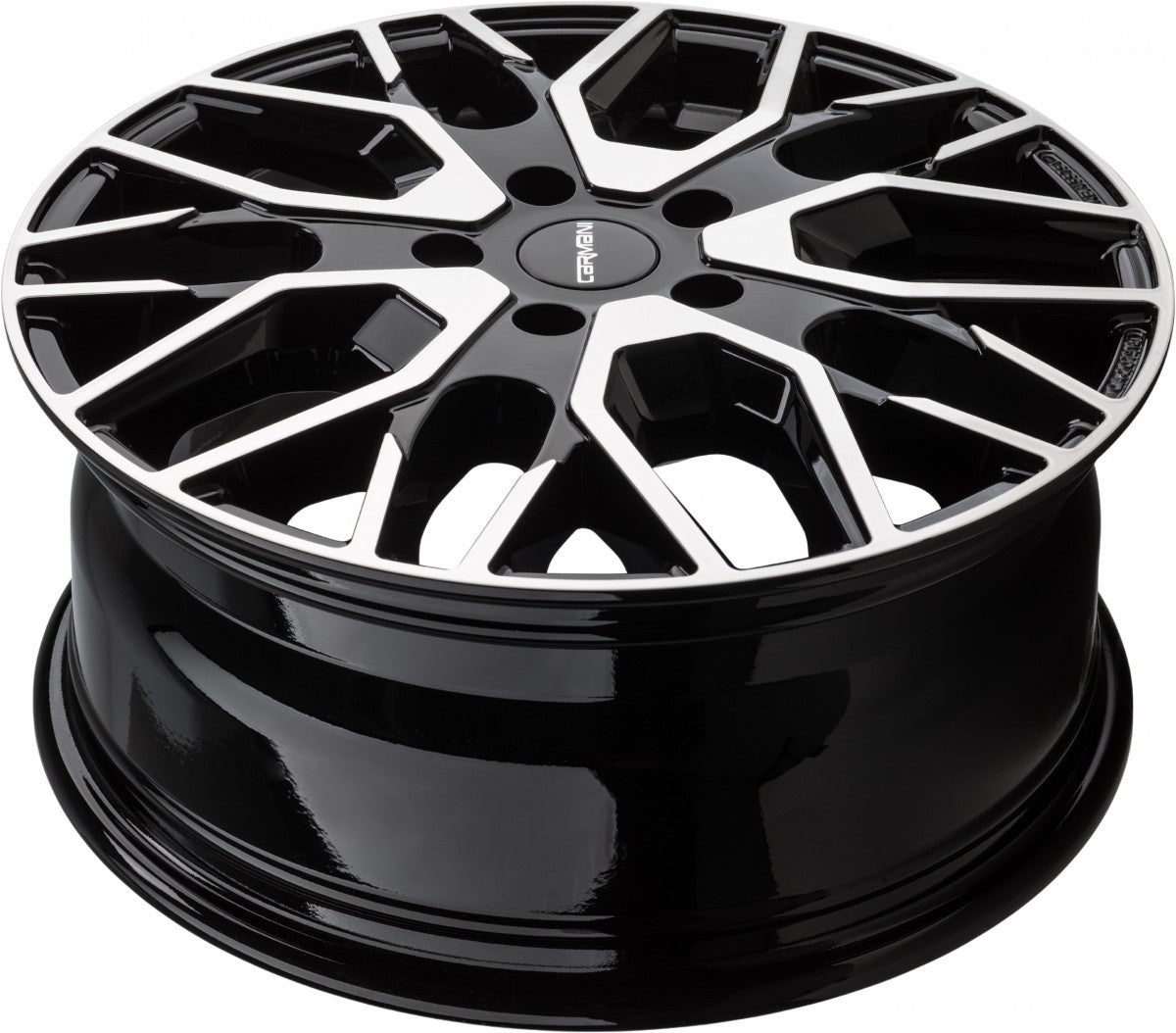 Carmani 20 Ludwig HL black polish Alufelge 7.5x18 Zoll ET40 LK 5x114.3 ML72.6 – Bild 3