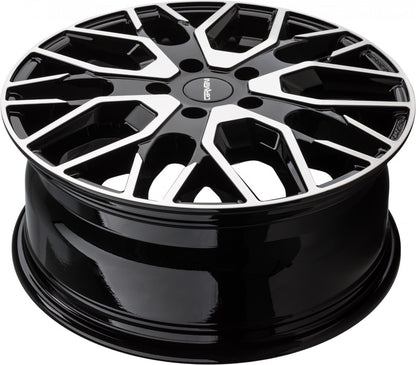 Carmani 20 Ludwig HL black polish Alufelge 7.5x18 Zoll ET40 LK 5x114.3 ML72.6 – Bild 3