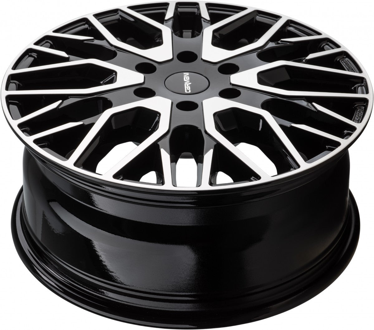 Carmani 20 Ludwig HL black polish Alufelge 7.5x18 Zoll ET40 LK 5x114.3 ML72.6 – Bild 5