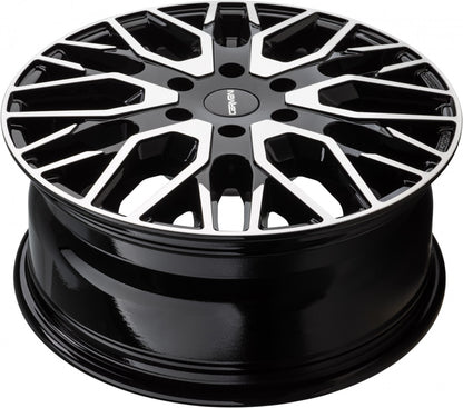 Carmani 20 Ludwig HL black polish Alufelge 7.5x18 Zoll ET40 LK 5x114.3 ML72.6 – Bild 5
