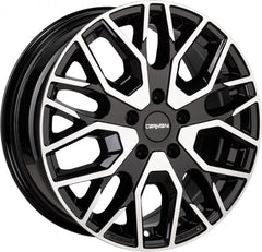 Carmani 20 Ludwig HL black polish Alufelge 7.5x18 Zoll ET53 LK 5x118 ML71.1