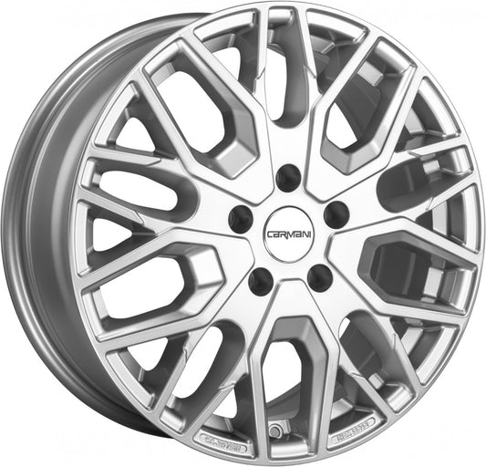 Carmani 20 Ludwig HL white silver 7.5x18 ET50 - LK5/160 ML65.1