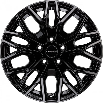 Carmani 20 Ludwig HL black Alufelge 7.5x18 Zoll ET47 LK 6x130 ML84.1 – Bild 2