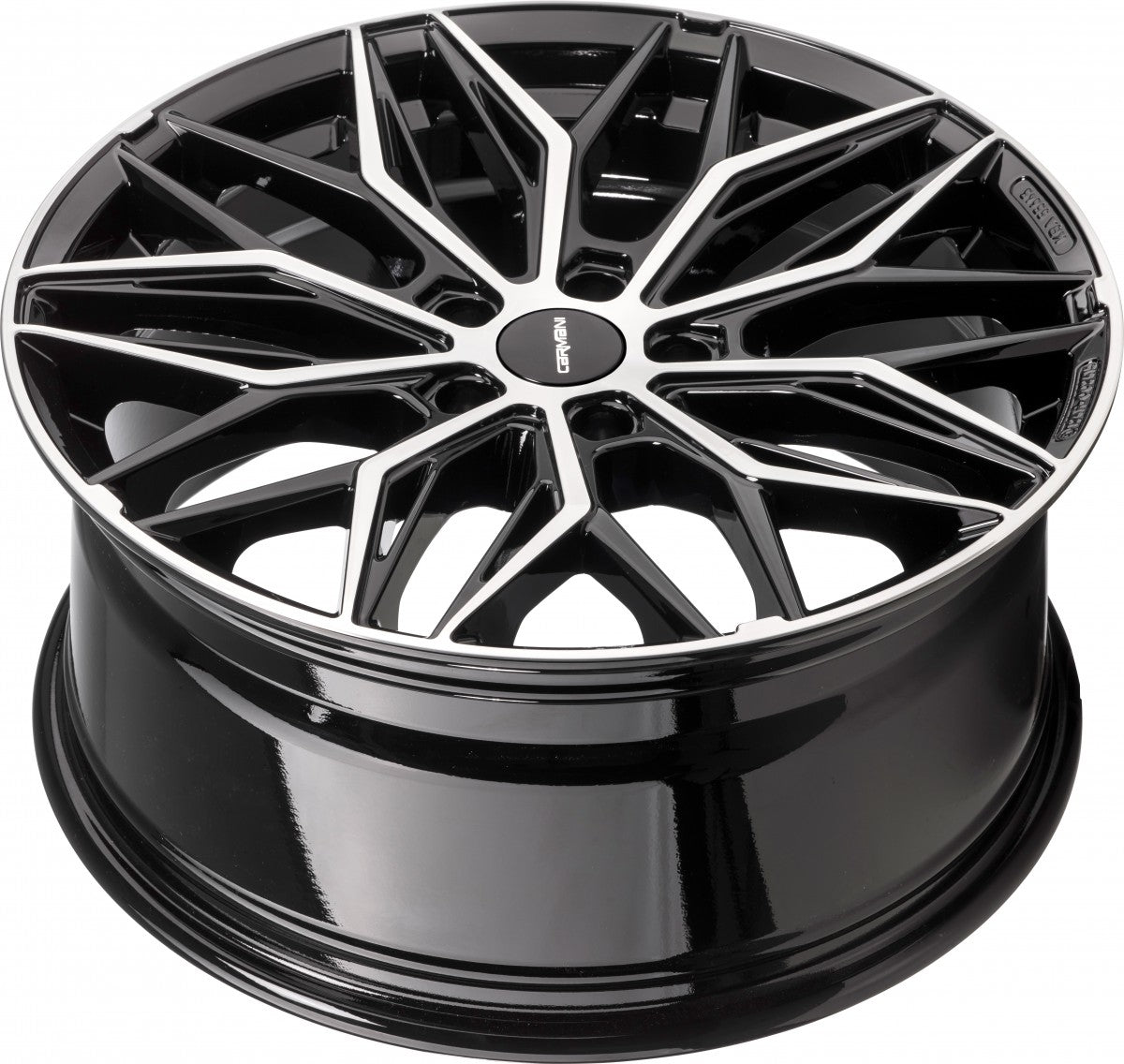 Carmani 26 Max black polish 7.5x19 ET38 - LK5/100 ML63.4